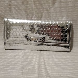 NWT Nine West Silver Wallet / Clutch